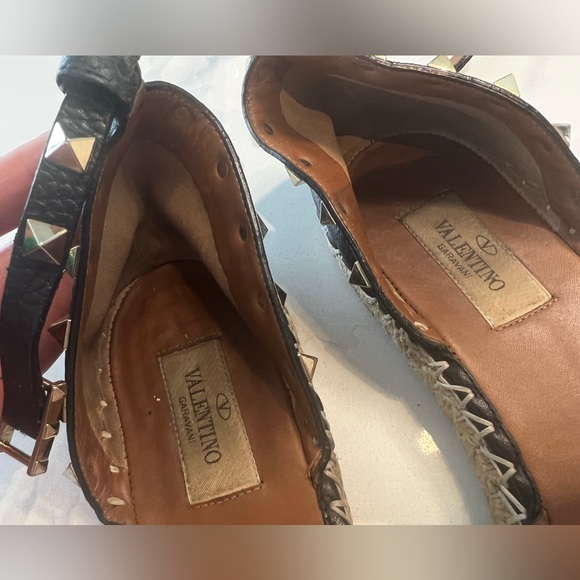 Valentino black rockstud sandals - Picture 4 of 4